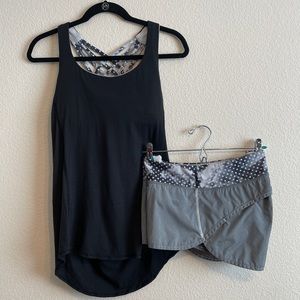 Lululemon Speed up Short (10) AND Lululemon Tank (8) SET